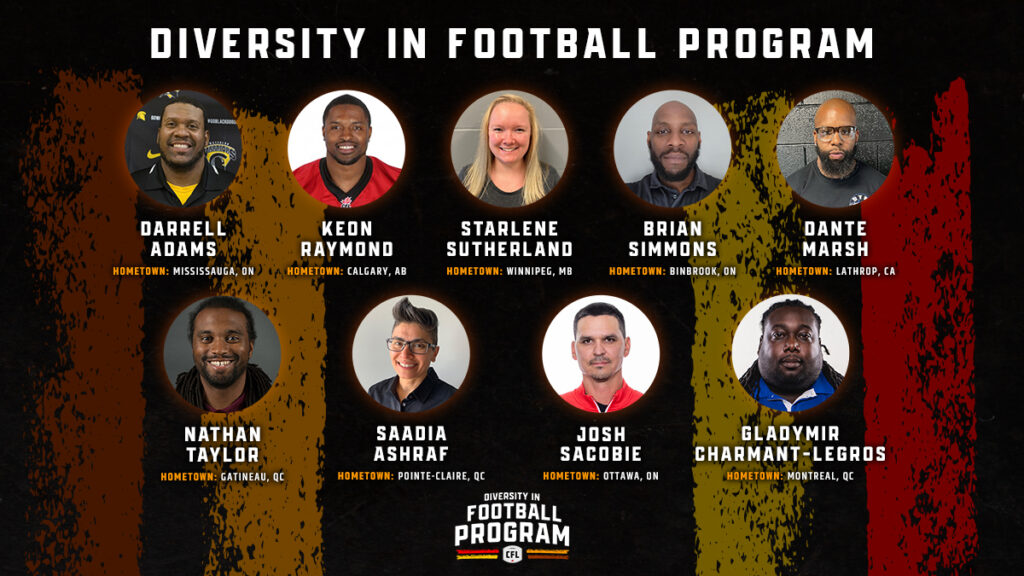 PR: CFL Welcomes Nine Participants To Diversity In Football Program