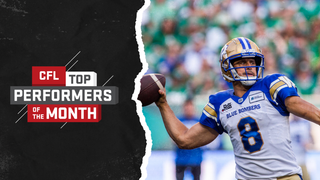 Collaros, Demski and Thurman Named September CFL Top Performers
