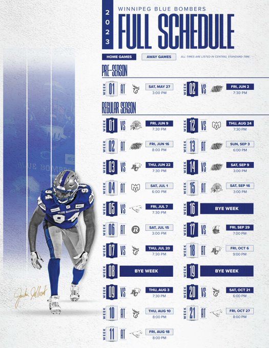 Bombers 2023 Schedule Preview & Critique