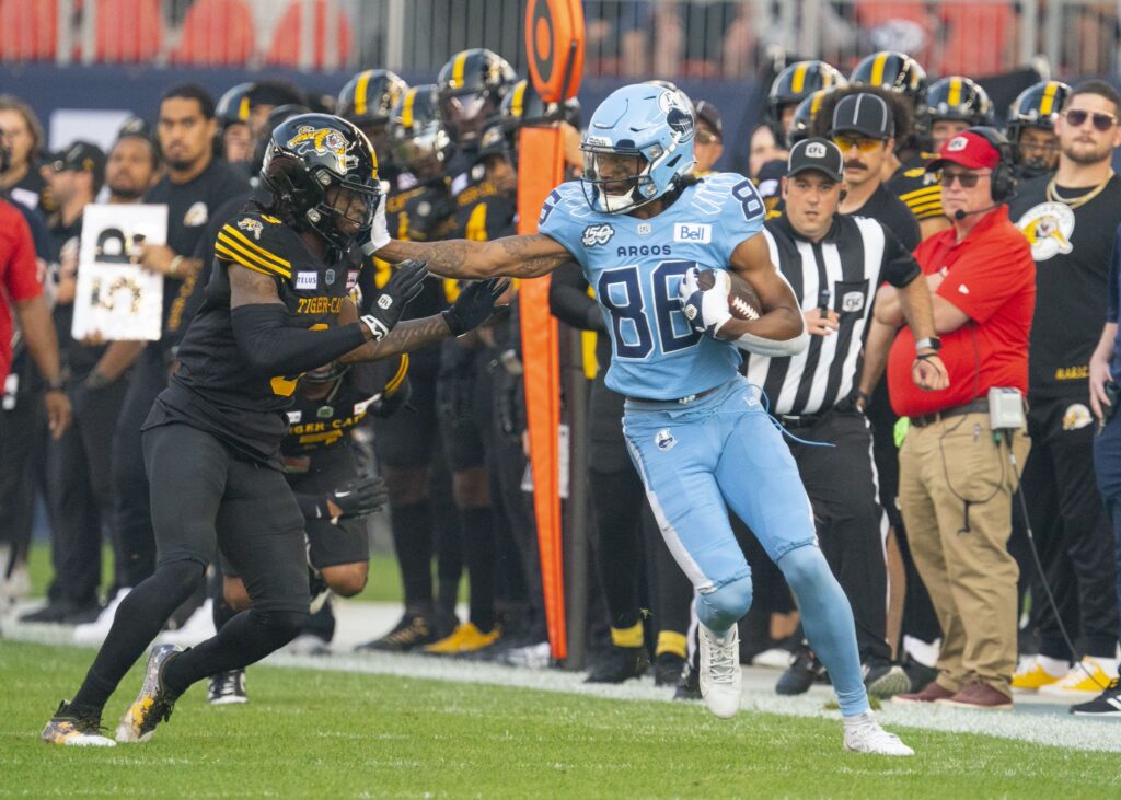 CFL Score: Toronto Argonauts Dominate Hamilton Tiger-Cats 32-14