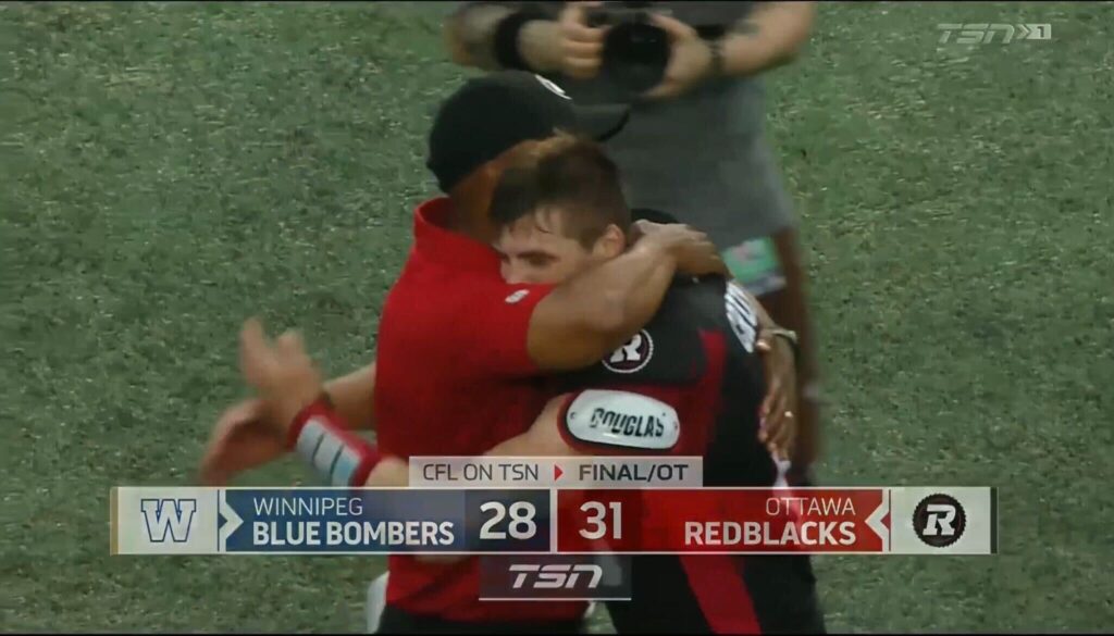 CFL Score: OTT 31, WPG 28 - REDBLACKS' Stunning Comeback Against Blue Bombers