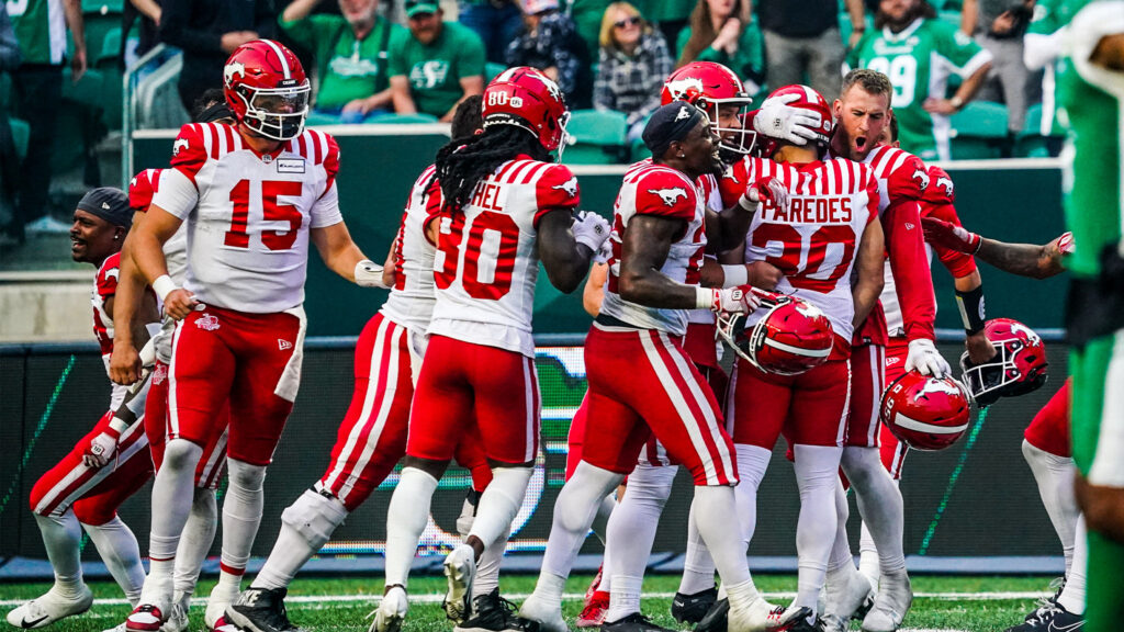 CFL Score: Calgary Stampeders Rally to Edge Saskatchewan Roughriders 33-31