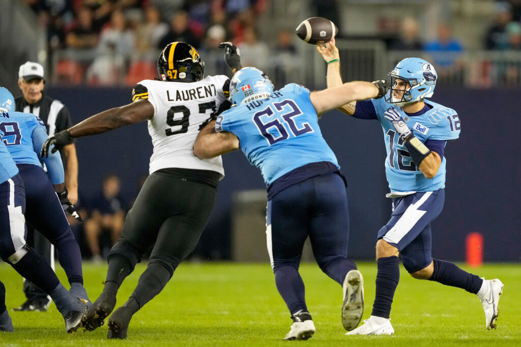 CFL Result: Toronto Argonauts Outclass Hamilton Tiger-Cats 29-14