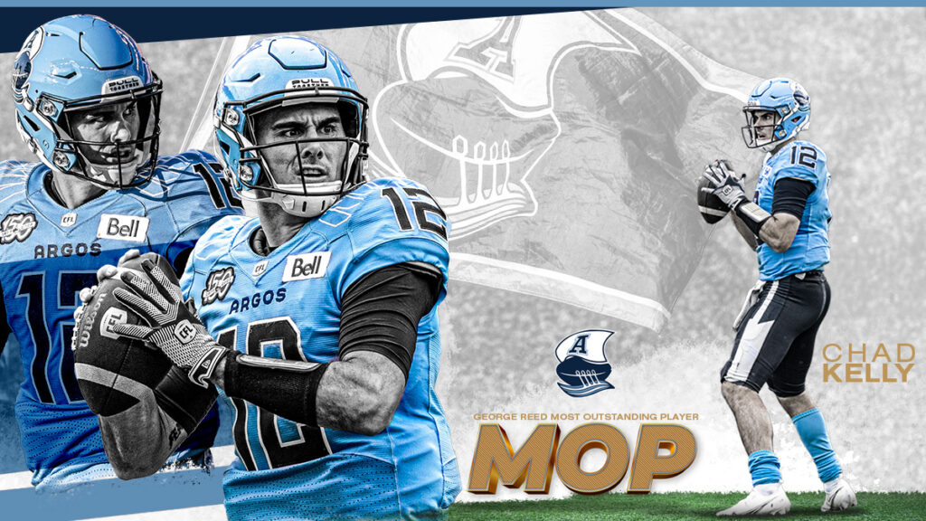 Argos QB Chad Kelly's Triumph: 2023's Most Outstanding CFL Player
