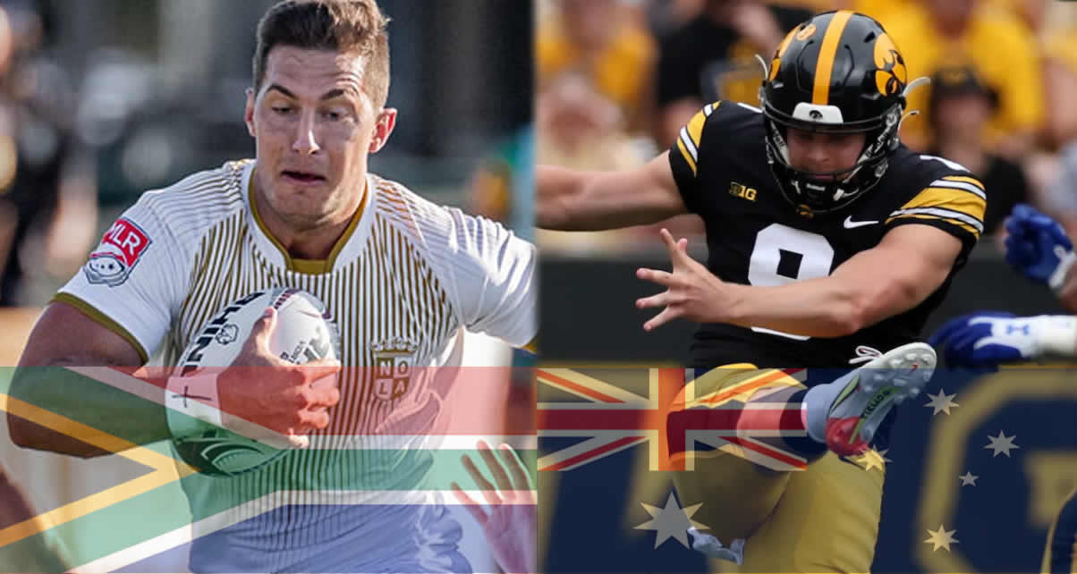BC Lions Draft K Carl Meyer, P Tory Taylor in the CFL Global Draft