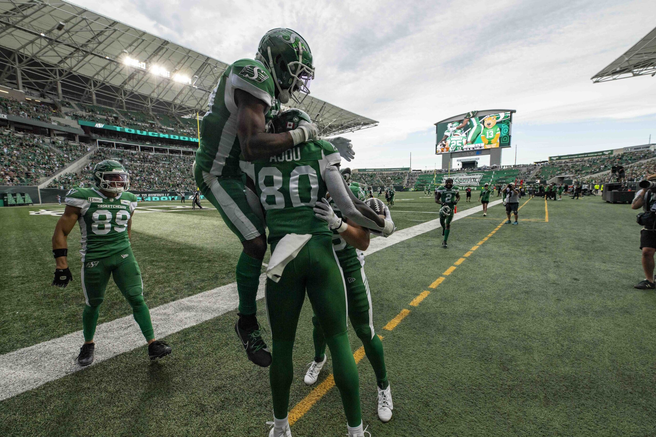 CFL Scores Today: Roughriders Dominate Tiger-Cats 36-20, Remain Undefeated