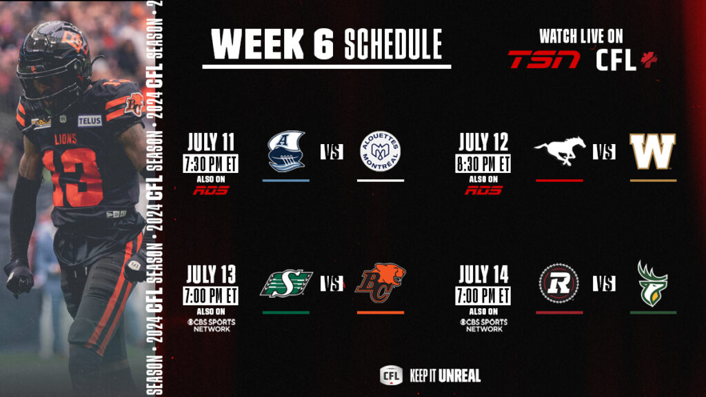 CFL Games Today July 12th 2024: Calgary Stampeders vs Winnipeg Blue Bombers - TV Channels, Odds