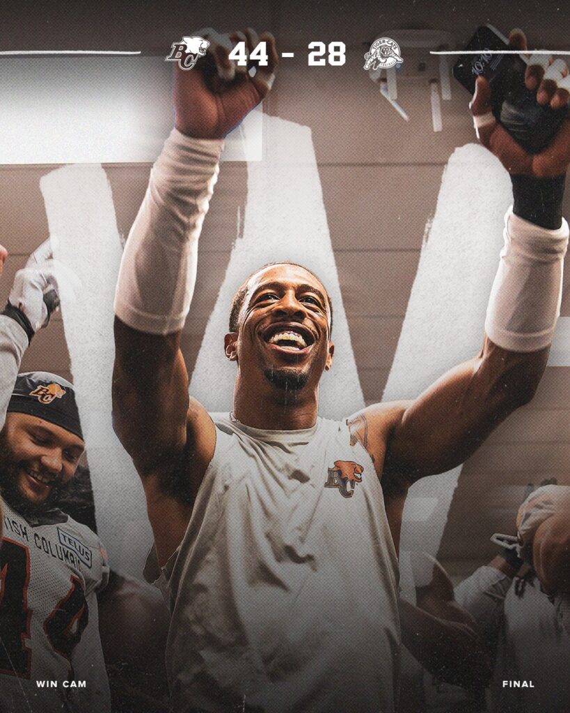 CFL Scores Today: BC Lions 44, Hamilton Tiger-Cats 28 - Lions Roar to Victory in High-Scoring Affair