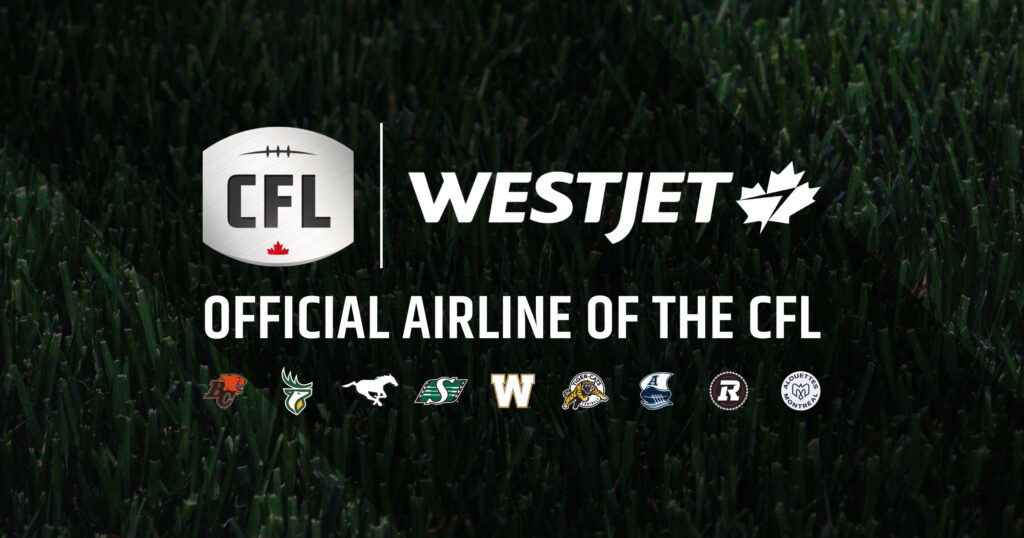 PR: CFL Takes To The Skies With WestJet