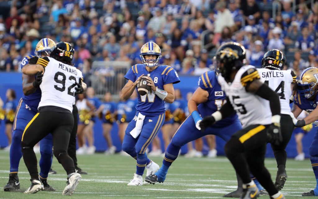 CFL Scores Today: Winnipeg Blue Bombers 26, Hamilton Tiger-Cats 23 - Blue Bombers Edge Out Tiger-Cats in Thriller