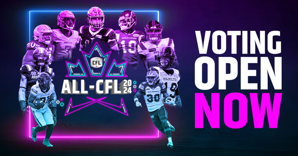 PR: Make It Count: All-CFL Fan Vote Now Open