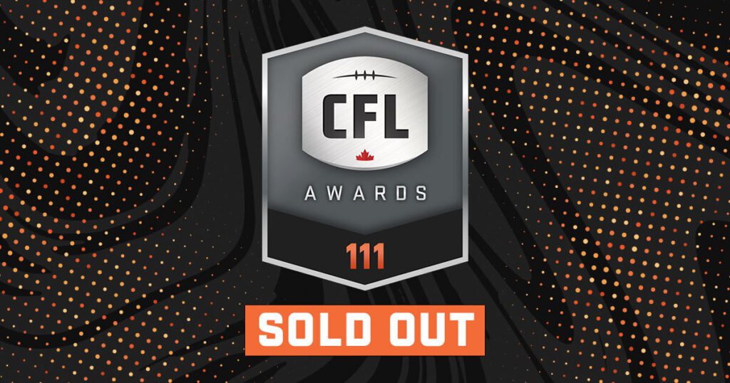 PR: 2024 Grey Cup Festival Ticket Sales Off To Roaring Start As CFL Awards Sells Out