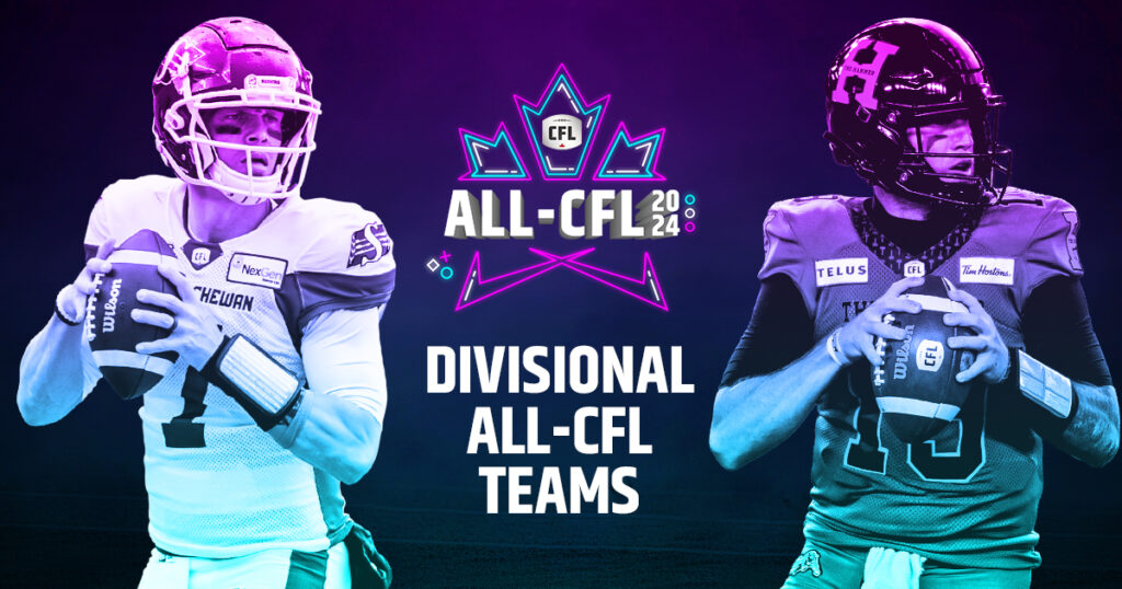 Harris And Mitchell Headline 2024 Divisional All-CFL Squads