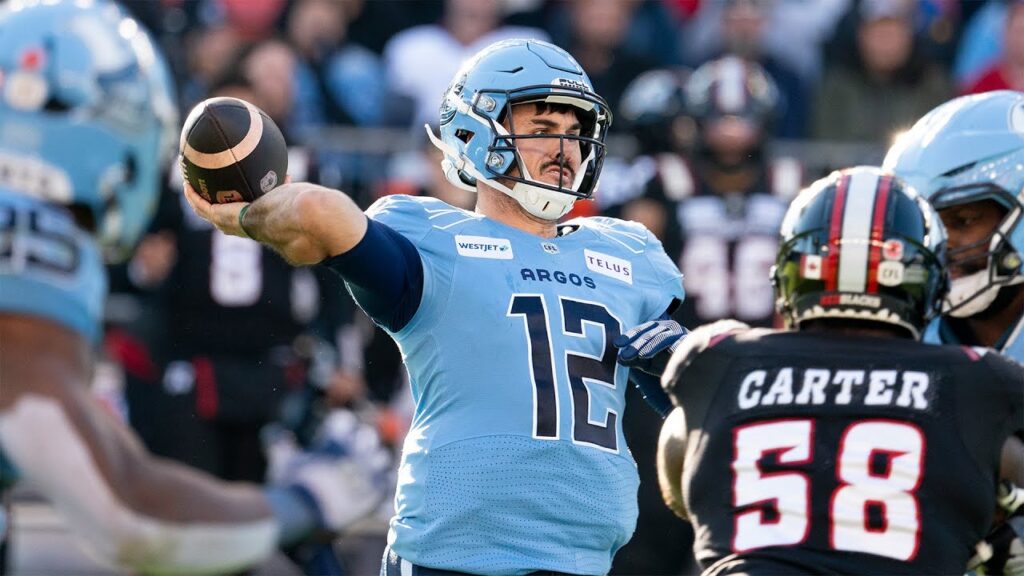 CFL Scores Today: Toronto Argonauts 58, Ottawa Redblacks 38 - Argos Advance in East Semi-Final Shootout
