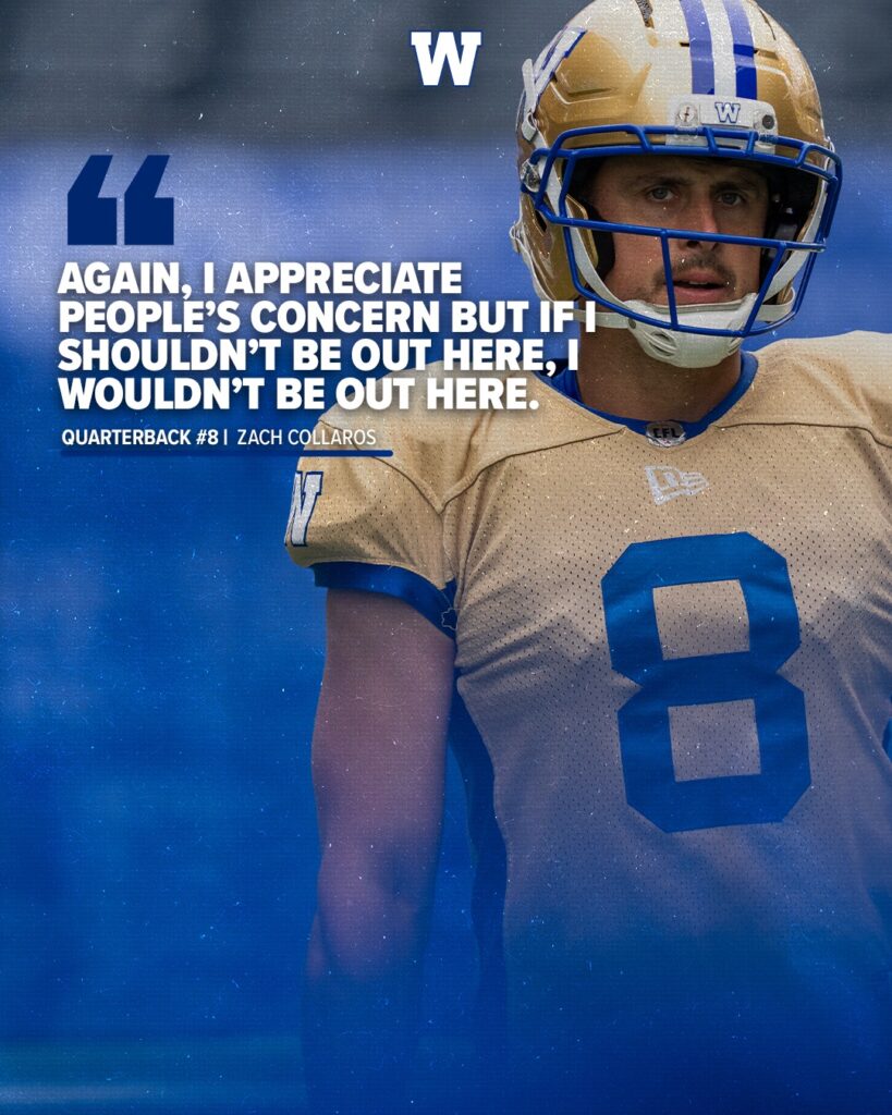 Zach Collaros' Return: Are Bombers Ready for His Comeback?