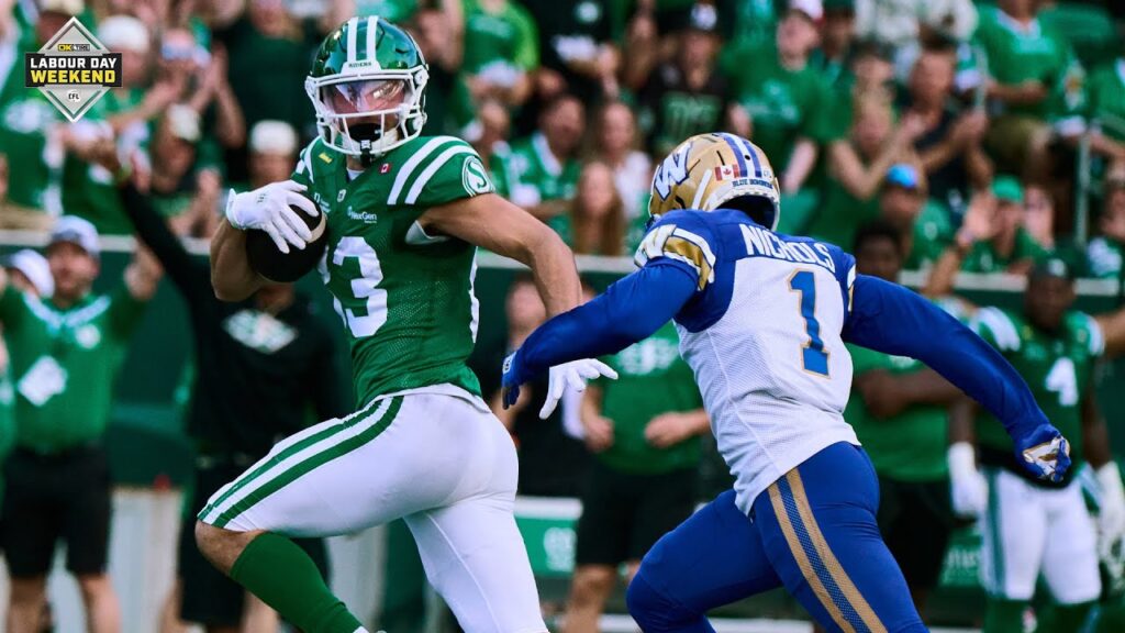 CFL Scores Today: Saskatchewan Roughriders 34, Winnipeg Blue Bombers 30 - Campbell's Pick-Six Seals Riders Victory