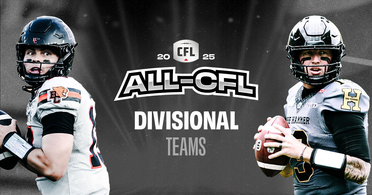 Rourke And Mitchell Anchor 2025 Divisional All-CFL Teams