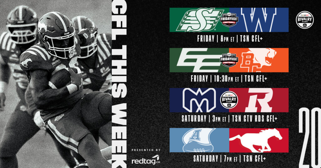 CFL Schedule Today October 17th 2025: Montreal vs Ottawa, Toronto vs Calgary - TV Channels, Live Stream, Odds