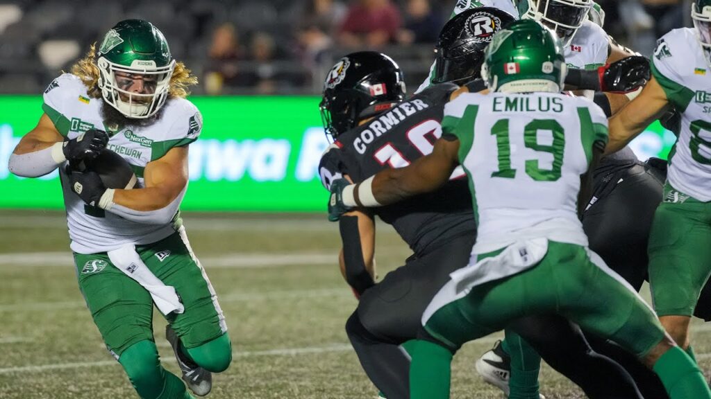 CFL Scores Today: Saskatchewan Roughriders 20, Ottawa REDBLACKS 13 - Defence Leads Riders to Road Win