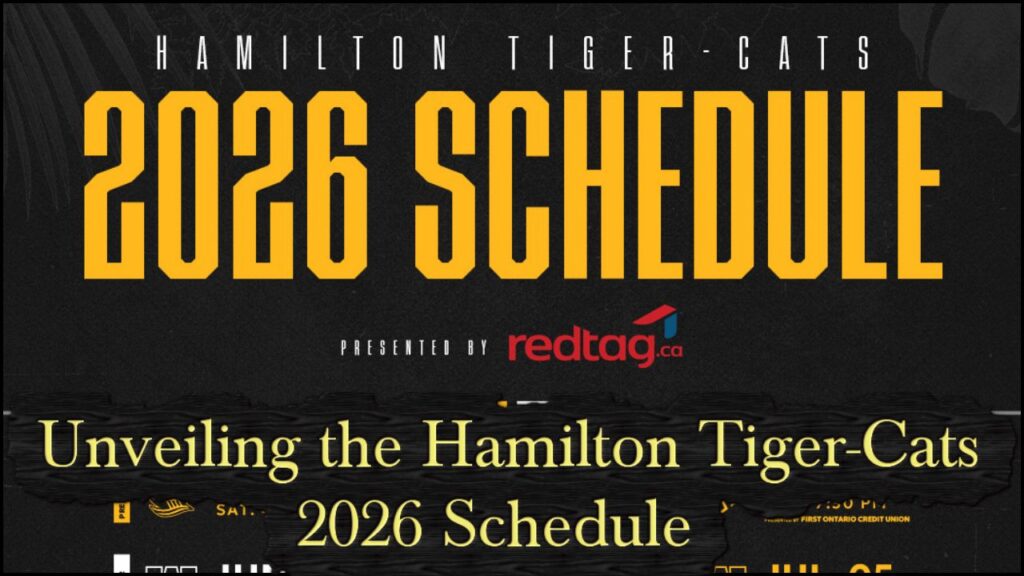 Unveiling the Hamilton Tiger-Cats 2026 Schedule