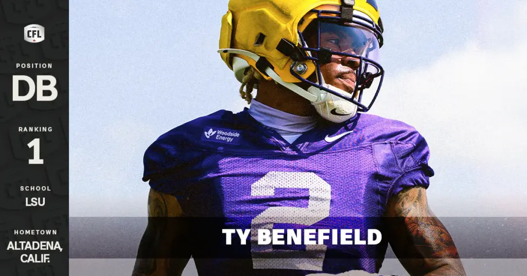 Benefield Opens at Top Spot in CFL Scouting Bureau: Preseason Edition