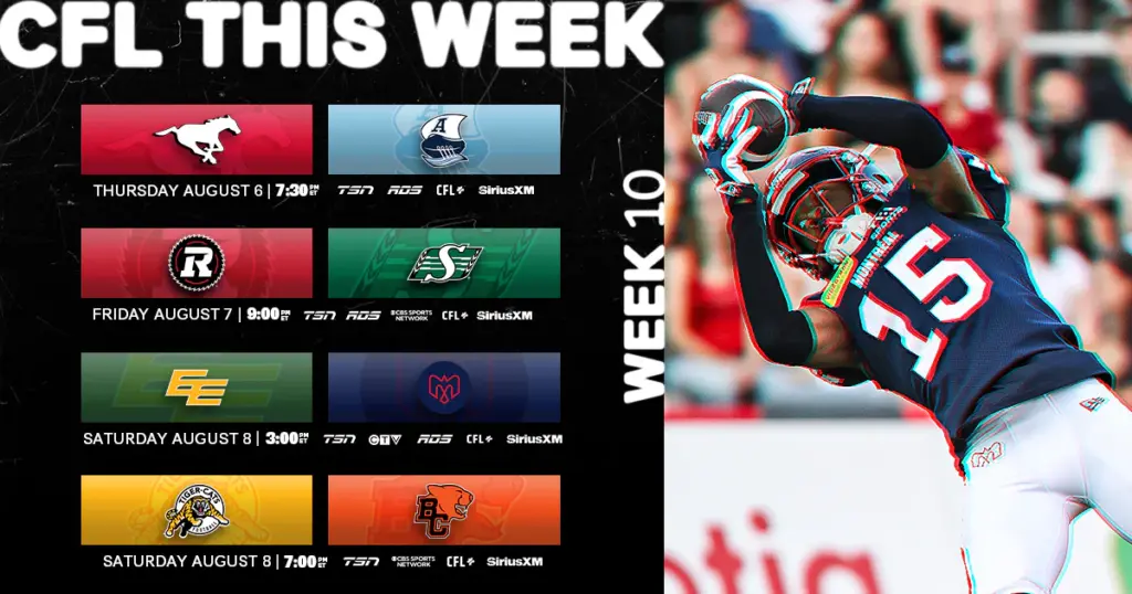 CFL Schedule Today August 7, 2026: Ottawa Redblacks vs Saskatchewan Roughriders - TV Channels, Live Stream Odds