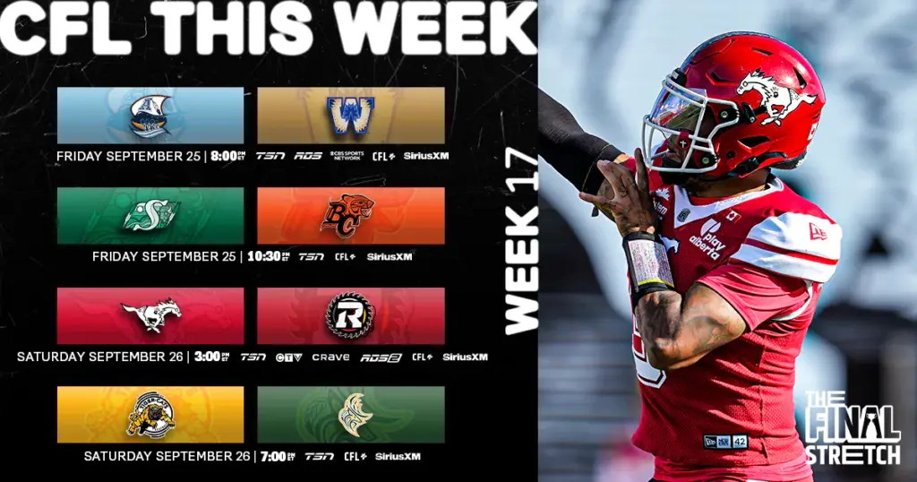 CFL Schedule Today September 25-26, 2026: Toronto Argonauts vs Winnipeg Blue Bombers - TV Channels, Live Stream Odds
